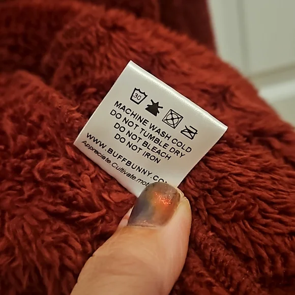 NWOT Buff Bunny Fleece Teddy 🧸 Coat/ S-M - Picture 7 of 7